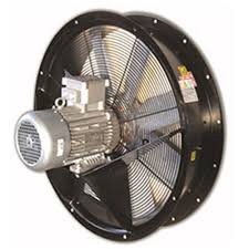 Larger industrial ventilation fan round